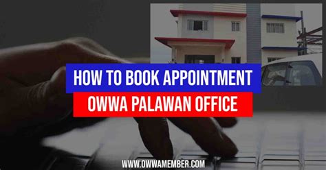 How to Book OWWA Palawan Appointment .